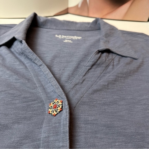 Soft Surroundings button up lagenlook - Picture 9 of 9